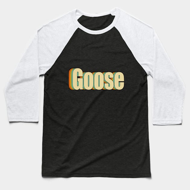 Goose Baseball T-Shirt by DESKPOP PODCAST